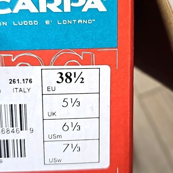 (S-AB137) SCARPA Booster Vegan Rock Climbing Shoes Sz 7 Women's- 6 Men's - Picture 8 of 10